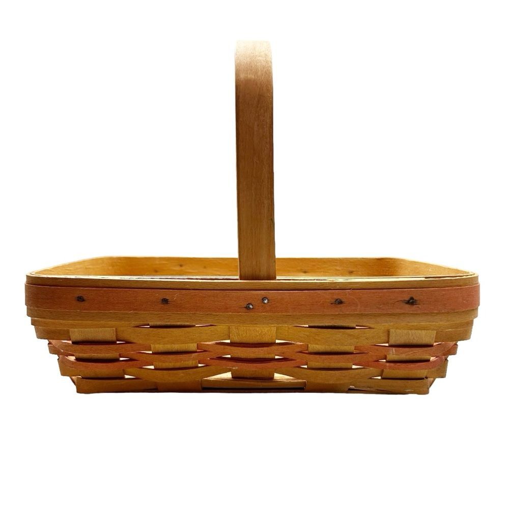 Longaberger Century Celebration Basket 2000 Orange Accent Vintage